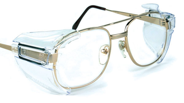 Clip on Side shields for Eyeglasses - Spill Control